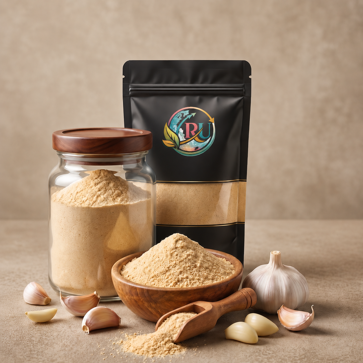 Home garlic powder
