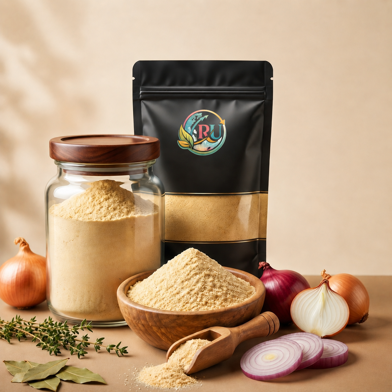 Home onion powder